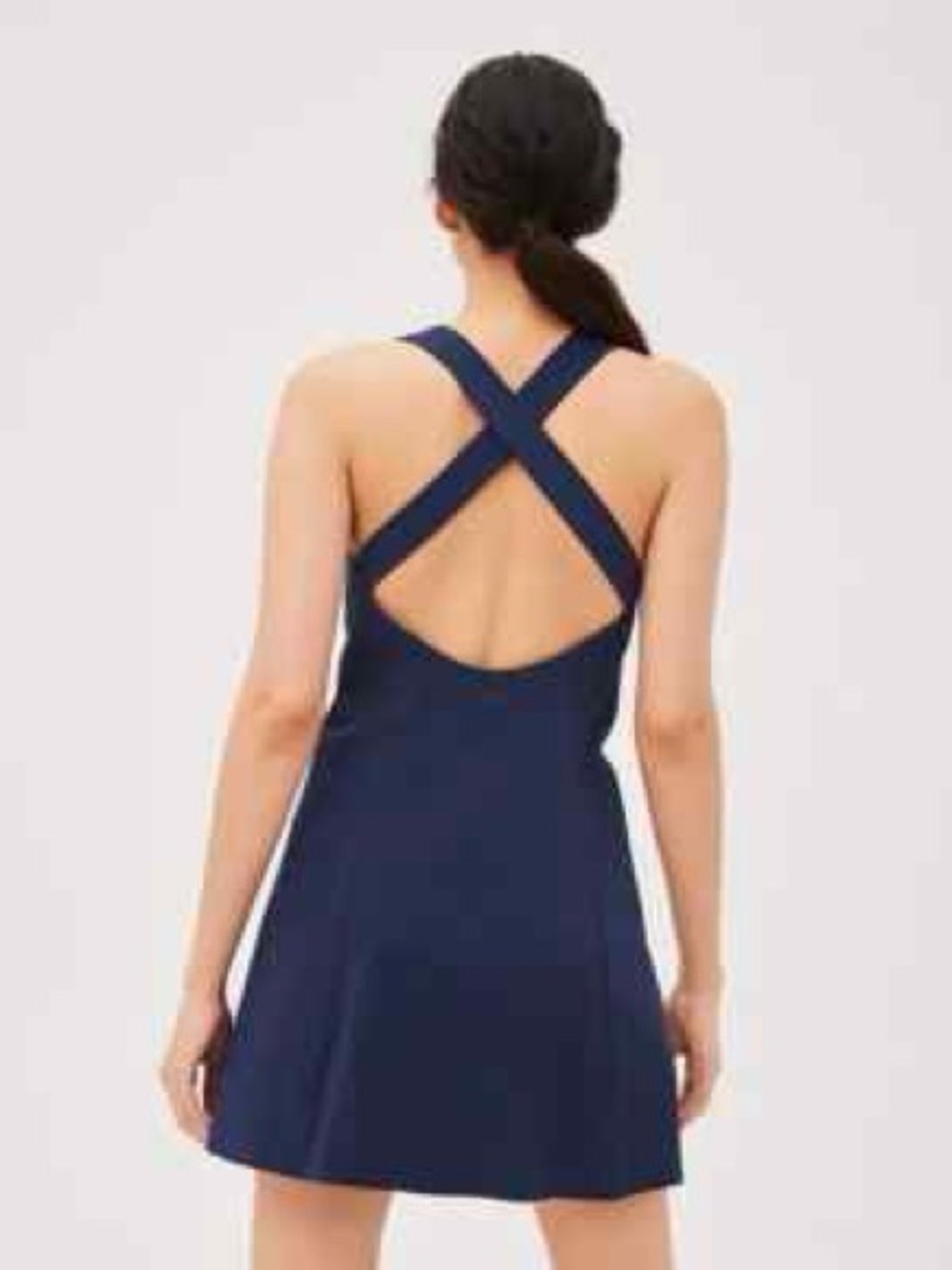 Outdoor Voices Cross Back Navy Athletic Dress Medium NWT